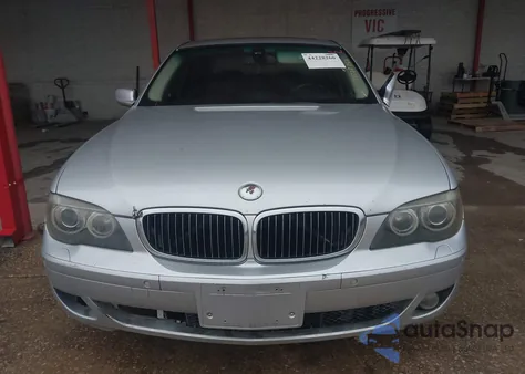 2007 BMW 750Li из США, поврежденный, VIN WBAHN83527DT72997